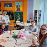 Проєкт “Майстерня радості”  – майстерки з рукоділля для дітей, що відбуваються у бібліотеці на Пріорці щотижня.