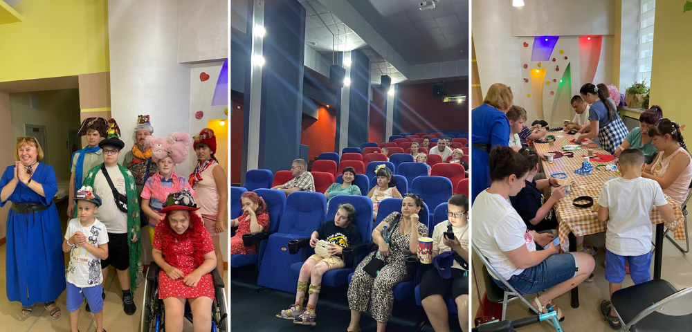 Бібліотека “Сузірʼя” провела у дитячому кінотеатрі “Кадр” творчий майстер-клас для вихованців Центру комплексної реабілітації дітей та молоді з інвалідністю Оболонського району