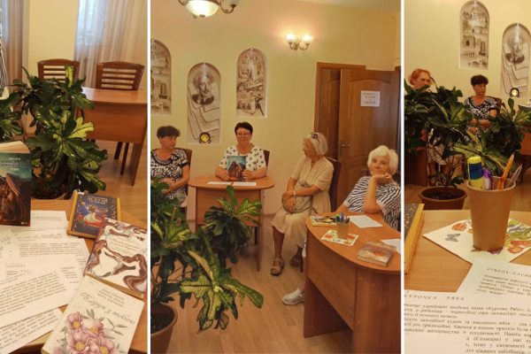 13 серпня в бібліотеці імені Самеда Вургуна у межах народознавчого проєкту з вивчення української фольклористики, традицій. Також звичаїв та вірувань нашого народу провели зустріч-ознайомлення із першою книжкою Дари Корній “Птахи” циклу “Чарівний звірослов українського міфу”. Все пройшло у форматі “Світове кафе”.