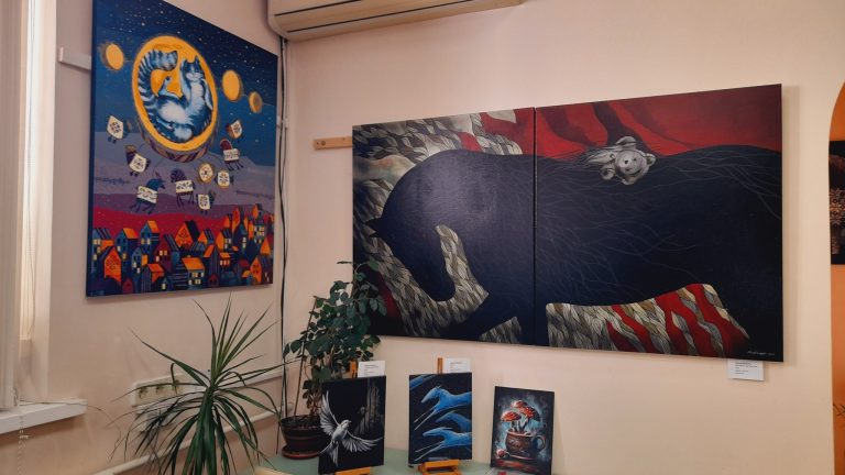 14 вересня в бібліотеці “Сузірʼя” відбулося відкриття виставки живопису художниці Наталі Мощенко. На виставці був повний аншлаг!