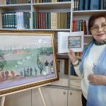 В нашій бібліотеці “Сузірʼя” відбулася ще одна знакова подія. А саме: презентація мистецького альбому двох авторів – майстрині Людмили Кобичевої та поета Алекса Заболотного. Він надихнувся її роботами і написав до кожної дуже глибокий та мудрий вірш. 