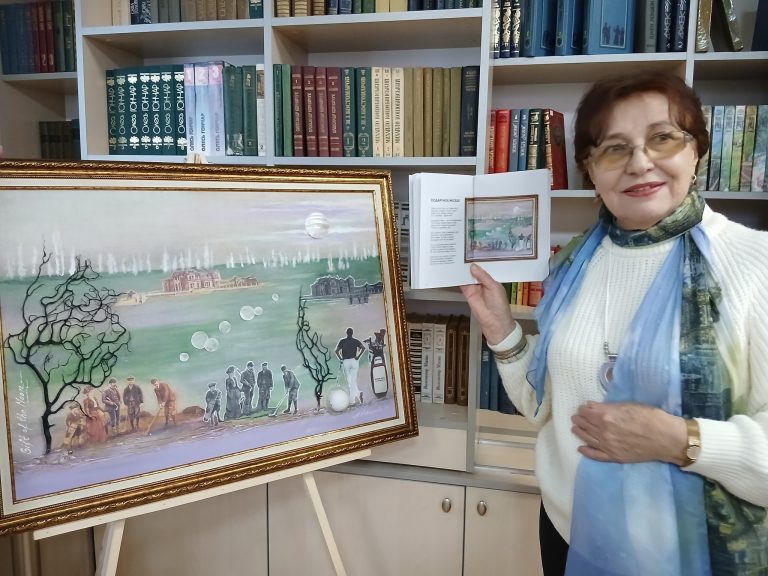 В нашій бібліотеці “Сузірʼя” відбулася ще одна знакова подія. А саме: презентація мистецького альбому двох авторів – майстрині Людмили Кобичевої та поета Алекса Заболотного. Він надихнувся її роботами і написав до кожної дуже глибокий та мудрий вірш. 